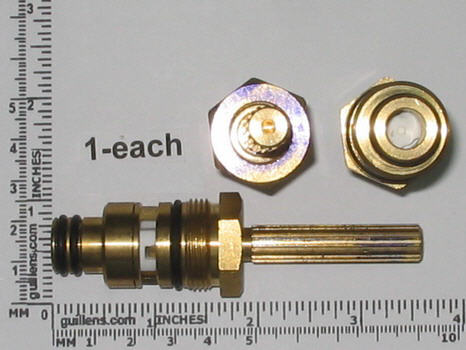 PSI 5445;;__ 3-1/2in 16pt; Cold ccwc 1/4 Turn brass ceramic cartridge; in Unfinish