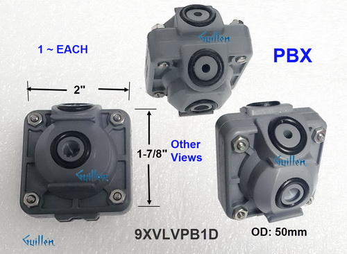 Rubinet 9XVLVPB1D;;__ 2in x 1-7/8in; Ppressure balance cartridge for 9XVLVPB4A PBV valve; in Gray