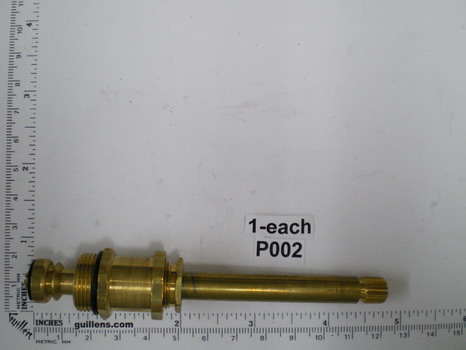 Sayco P002; ; right hand stem cartridge compression stem cold sayco seal for bath tub shower; inunfinish