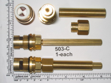 Sepco 503-C; ; wall shower stem cold cartridge; in Unfinish