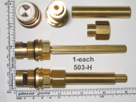 Sepco 503-H; ; wall shower stem hot cartridge; in Unfinish