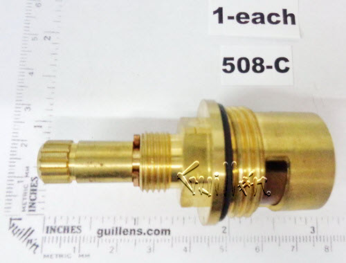 Sepco 508-C; ; 3/4 deck mount stem cold cartridge; in Unfinish   CRT508-C