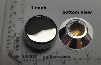 Sigma 18.12.033.26; ; contempory diveter knob; in Polished Chrome; Replaces 18.12.034.26