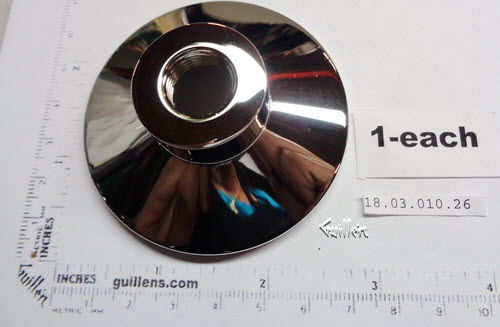 Sigma 18.03.010.26 ; lavatory / in-wall escutcheon for bath tub shower lavatory faucet; in Polished Chrome