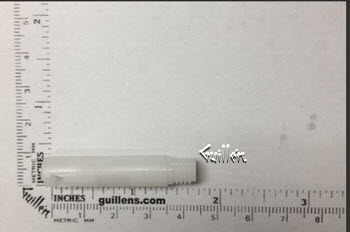 Sigma 18.12.032; ; plastic click on diverter extension for bath tub shower faucet; in White