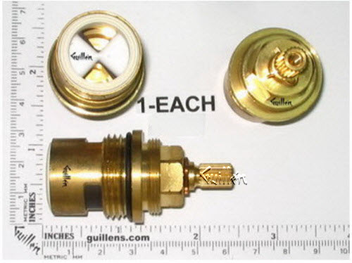 Sigma 18.30.010; ; 3/4"" inch cartridge cold 20 point for roman bath tub deck mount faucet; in Unfinish