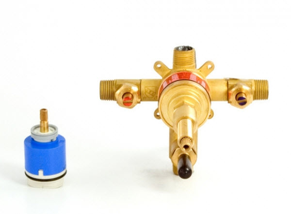 Sigma 18.30.062; ; pressure balance tub & shower valve only with stops with diverter 16 point ; in Unfinish