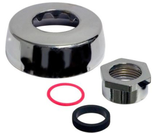 Sloan 0306132; Royal; F-5-A spud coupling assembly 1"; in Chrome