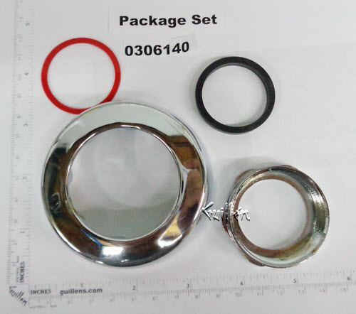 Sloan 0306140; Royal; F-5-A spud coupling assembly 1-1/4"; in Chrome