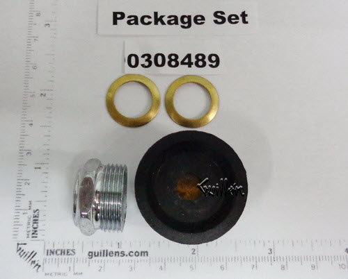 Sloan 0308489; ; H-482-A rubber plug 1""; in Unfinish