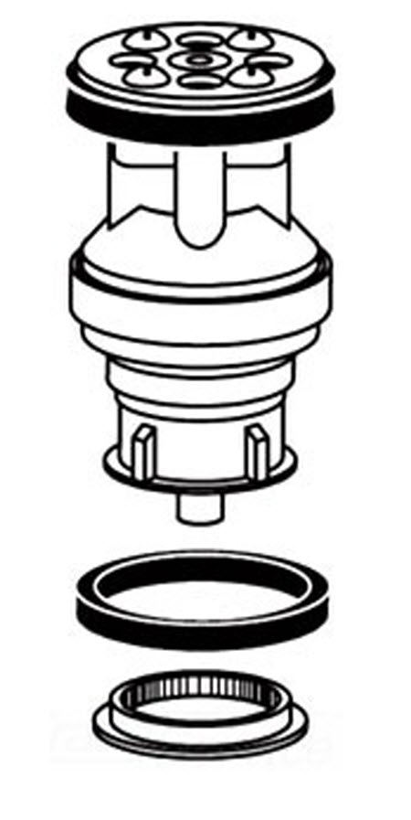 Sloan 0314016; ; CN-1002-A toilet closet piston with main seat for exposed flushometer; in Unfinish