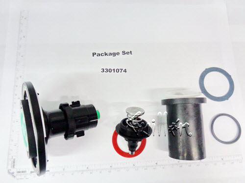Sloan 3301074; ; A-1107-A rebuild kit 1.0 gpf / 3.8 lpf urinal exposed; in Unfinish
