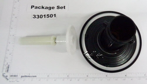 Sloan 3301501; Royal; A-1038-A 3.5 gpf / 13.2 lpf toilet closet-dual-filtered by-pass repair kit; in Unfinish