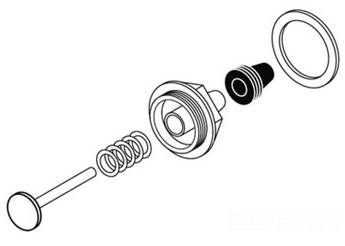 Sloan 5302305; ; B-50-A handle repair kit quantity pack only (6/pack); in Unfinish