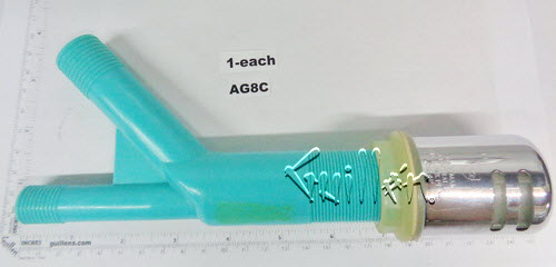 Suncraft AG-8C Dishwasher Air Gap, Plastic Body ABS Chrome Plated Cap   12103