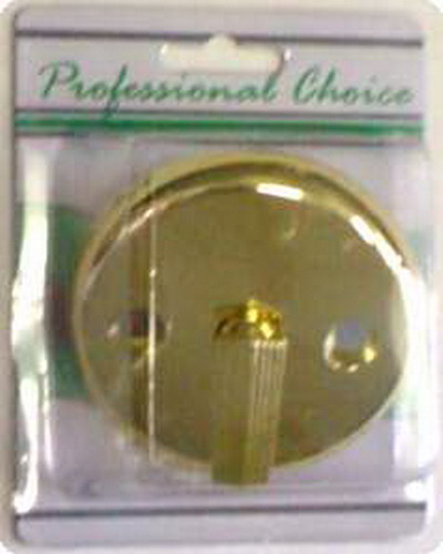 Suncraft C-FP141PBR Face Plate with Trip Assembly with screws Polished Brass   80062