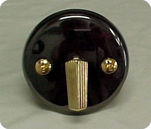 Suncraft FP141BG Face Plate W/Trip Asssembly With Screws Black/Gold Finish.   10126