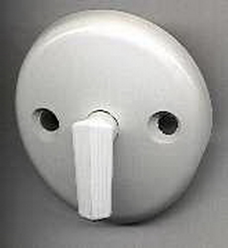Suncraft FP141WH Face Plate W/Trip Assembly Includes Screws White Finish.   10112