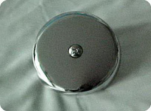 Suncraft FP143 Face Plate One Hole W/Brass Screw Chrome Plated Finish.   10155