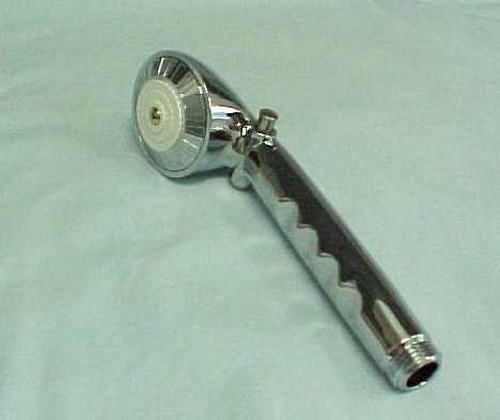 Suncraft PSC210C Hand Held Showerhead Plastic Chrome Finish w/ Push Button.   11063