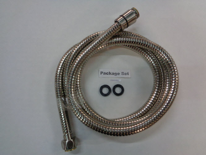 Suncraft PSH5980 Personal Showerhead Hose w/ Stretch Feature Stainless Steel 59" Chrome   11057