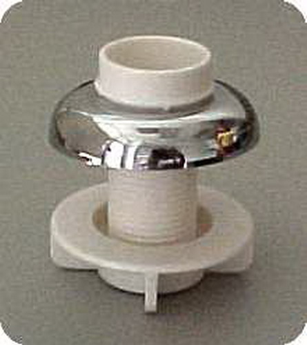 Suncraft RS310W Hose Guide Assembly, Polished Stainless Steel with White   12155