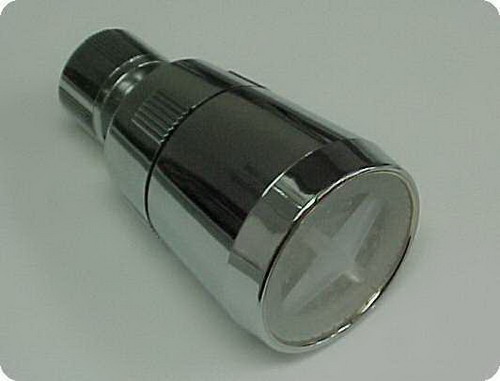 Suncraft S-100B Economy Shower Head, Adjustable All Plastic, 2" face   20111