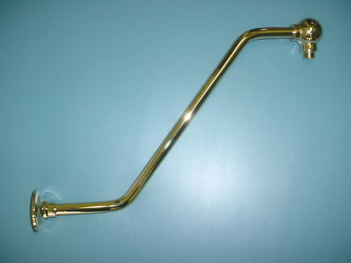 Suncraft S1100PVD Shower Arm Only for 8" Showerhead Polished Brass PVD Finish.   11082