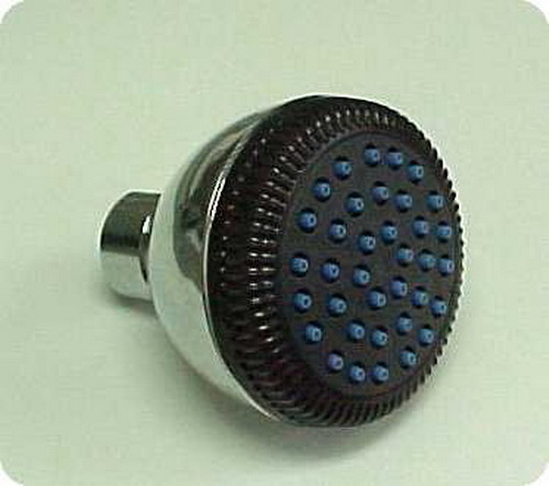 Suncraft S-187 Chrome Plated Plastic Showerhead with Brass Ball Joint (1.8GPM   11037