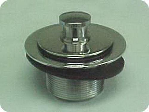 Suncraft TD2505 1 1/4" Fine Thread Tub Drain Push Pull Lock Chrome Plated Br. Body.   10184