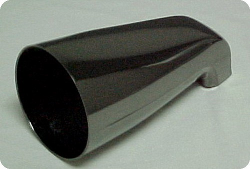 Suncraft TS137BK Tub Spout 1/2" IPS Nose Mount Black Finish.   10120