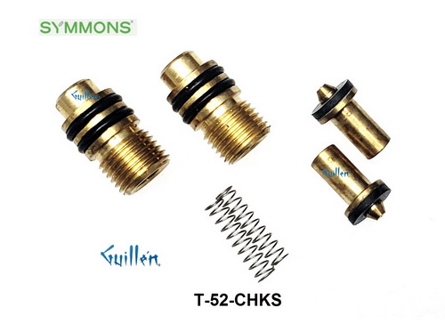 Symmons T-52-CHKS; ; stop spindle with checks; in Unfinish