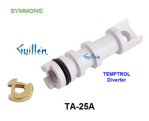 Symmons TA-25A; Temptrol; diverter / volume spindle model a; in Unfinish