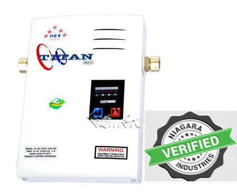 Titan N-120; ; 11.8 kw 220 volt 54 amp tankless water heater scr 2; in Unfinish   NO RETURN - Titan Factory Warranty