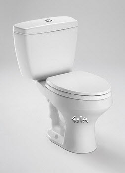 Toto CST406MF; Rowan; two piece dual flush close coupled elongated toilet 1.6 gpf / 1.0 gpf plumbing repair technical part breakdown