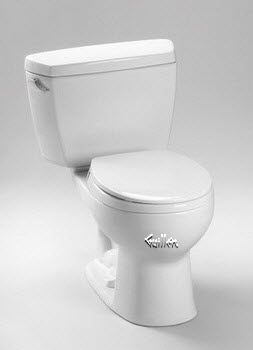 Toto CST743E; Dalton; two piece 1.6 gpf toilet elongated universal height 12"""" rough-in plumbing repair technical part breakdown