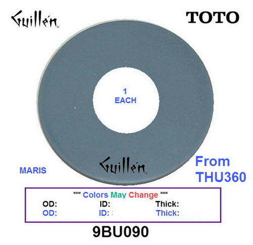Toto 9BU090;;__ UNK UNK ; 1 each; Flat seal gasket for flush valve; from THU360; in Unfinish