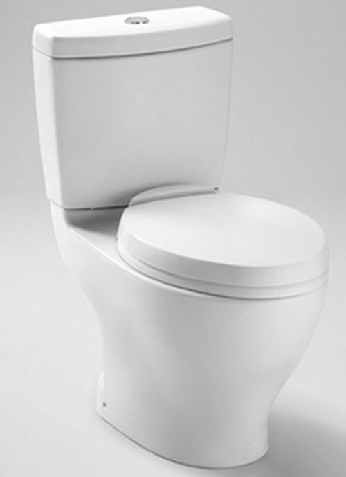 Toto CST416M#01; Aquia II; dual max toilet regular height; in Cotton; Discontinued Product