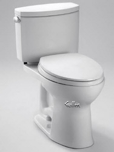 Toto CST454CUF, CST454CUFG; Drake II; two piece 1g close coupled toilet plumbing repair technical part breakdown