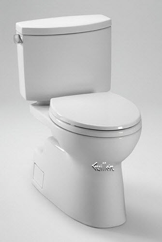 Toto CST474CEF, CST474CEFG; Vespin II; two-piece high-efficiency toilet 1.28 gpf plumbing repair technical part breakdown