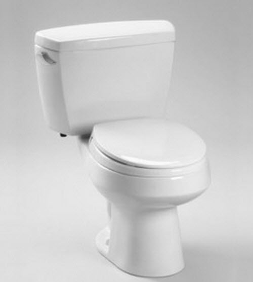 Toto CST713; Carusoe; two piece 1.6 gpf toilet round 12"""" rough-in plumbing repair technical part breakdown