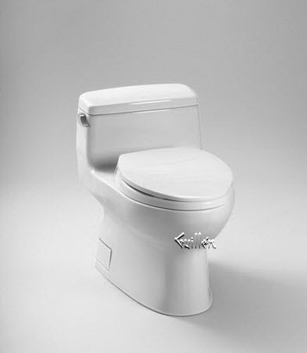 Toto MS884114; Carolina; one piece 1.6 gpf toilet elongated unifit rough-in plumbing repair technical part breakdown