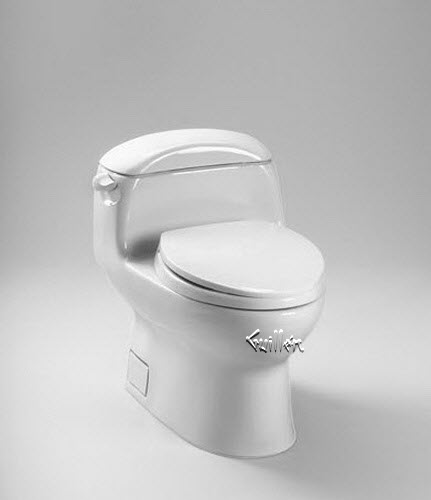 Toto MS914114; Dorian; one piece 1.6 gpf toilet elongated unifit 12"""" rough-in plumbing repair technical part breakdown