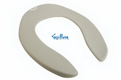 Toto SC534#01; ; elong commercial toilet seat w/out cover--cotton