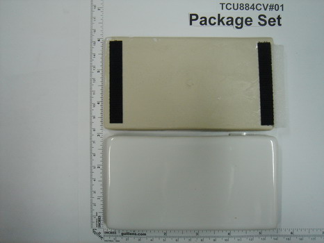 Toto TCU884CV#01; ; toilet side plate 2 with velcro tape; in Cotton   TCU914CV#01