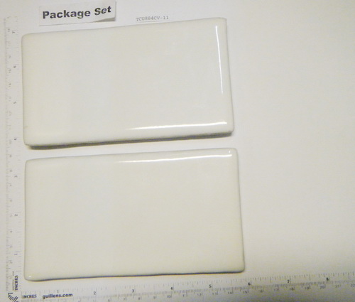 Toto TCU884CV#11; ; toilet side plate 2 with velcro tape; in Colonial White