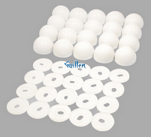Toto THU048#01; Nexus; bolt cap set (10 piece); in Cotton; Discontinued Product