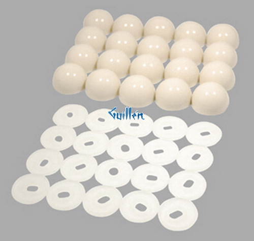 Toto THU048#03; Nexus; bolt cap set (10 piece); in Bone; Discontinued Product