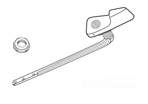 Toto THU091#CP; ; trip lever; in Polished Chrome
