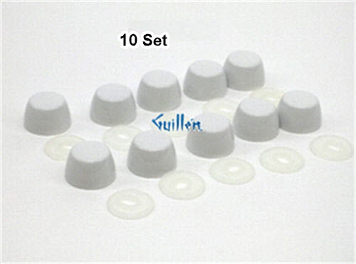 Toto THU098#01; ; bolt cap set ( 10 bolt set) toilets & bidet; in Cotton